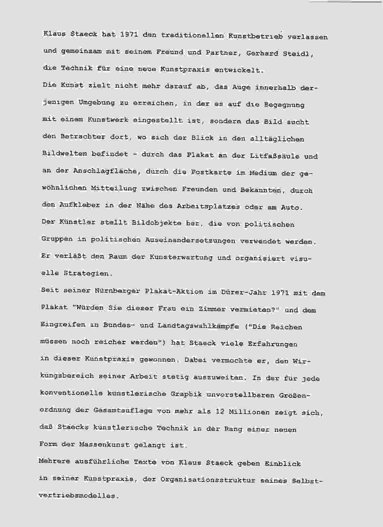 Eröffnungsrede von Rudolf Tschäpe anlässlich der Ausstellungseröffnung in der Otto-Nuschke im Mai 1990